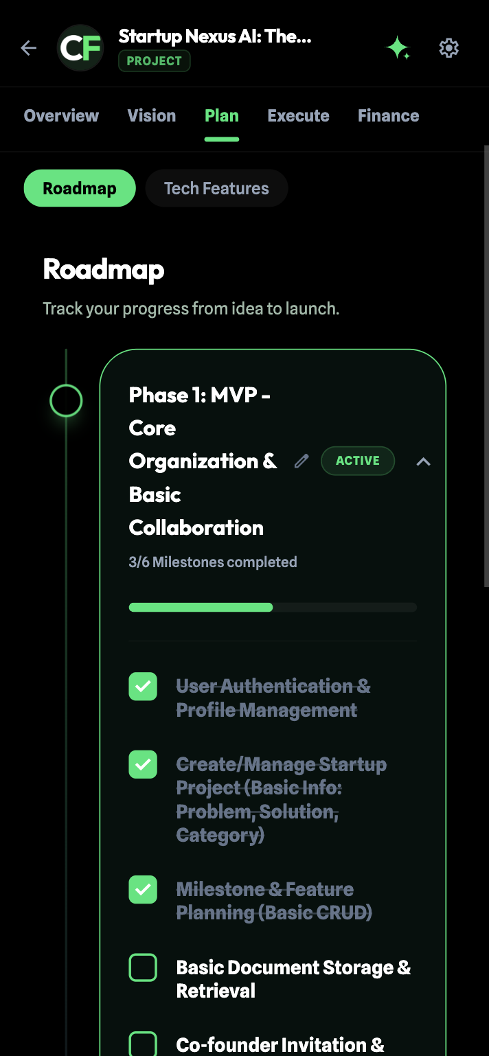 Roadmap & Milestones