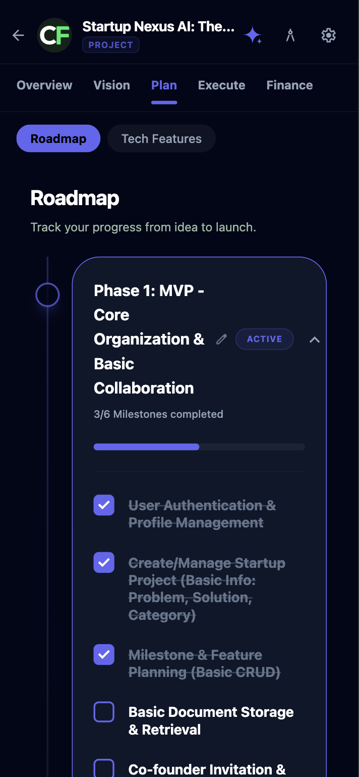 Roadmap & Milestones